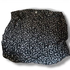 Old Navy Leopard Print Ruffle Blouse – Size 4X